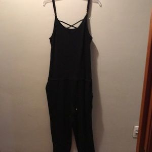 California Waves Black Jumpsuit. Size XL